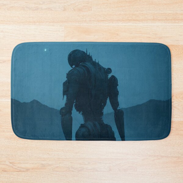 Item preview, Humanoid Android Robot Guarding the Night in a Lake designed and sold by ArtemExpressio.