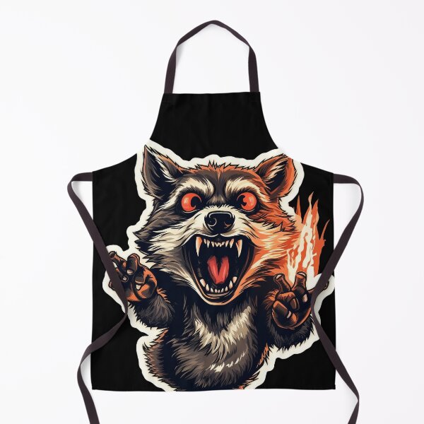 Item preview, Crazy Racoon Mutant With Mental Problems and Missing Fingers designed and sold by NapNapSleeper.