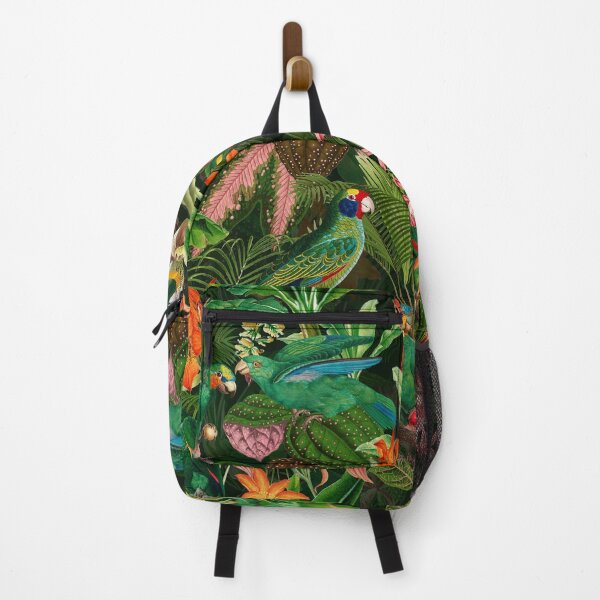 Item preview, Exotic Vintage Birds FLower And Leaves Jungle - Black Botanical Night Garden Nightgarden designed and sold by UtArt.