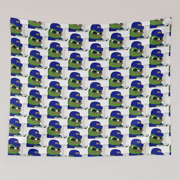 Item preview, FBI Pepe, FBI Agent Funny Meme, Pepe the Frogman, Cute Frog designed and sold by VisualAffects.