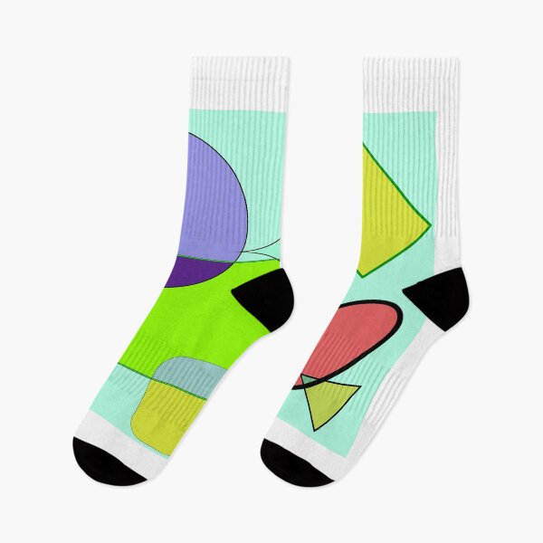 Item preview, ABSTRACT DRAWING OF INTENSELY COLOURED GEOMETRIC FIGURES INTERSECTING designed and sold by coffeeflavour.