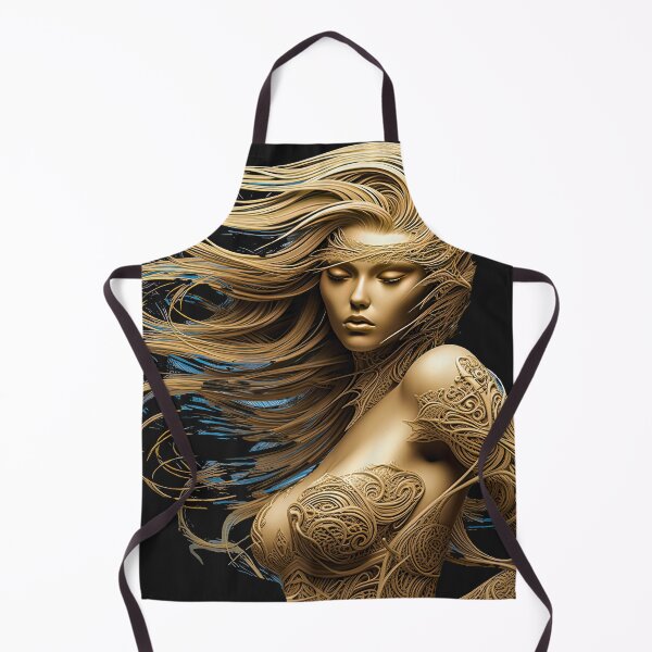 Item preview,  the goldan beauty 8(no background)beauty-woman-female-fantasy-beautiful-girl-face-feminism designed and sold by Hermossa-Art.
