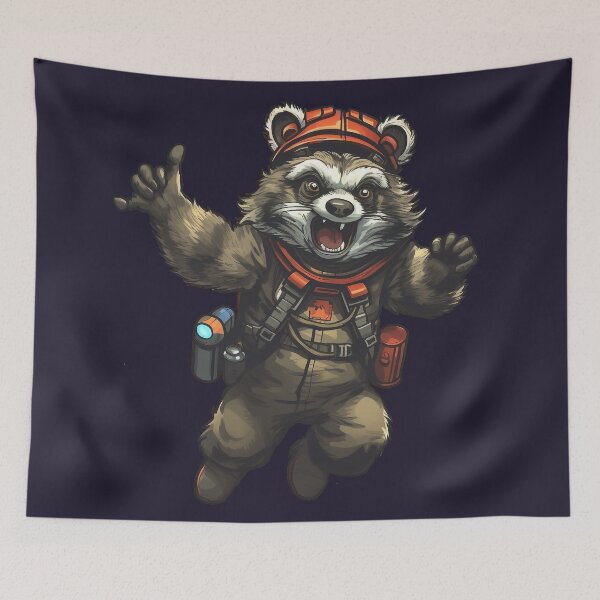 Item preview, Trash Master Raccoon Ranger designed and sold by NapNapSleeper.