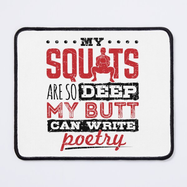 Item preview, Funny Squat Exercise Humor Workout Training designed and sold by jaygo.