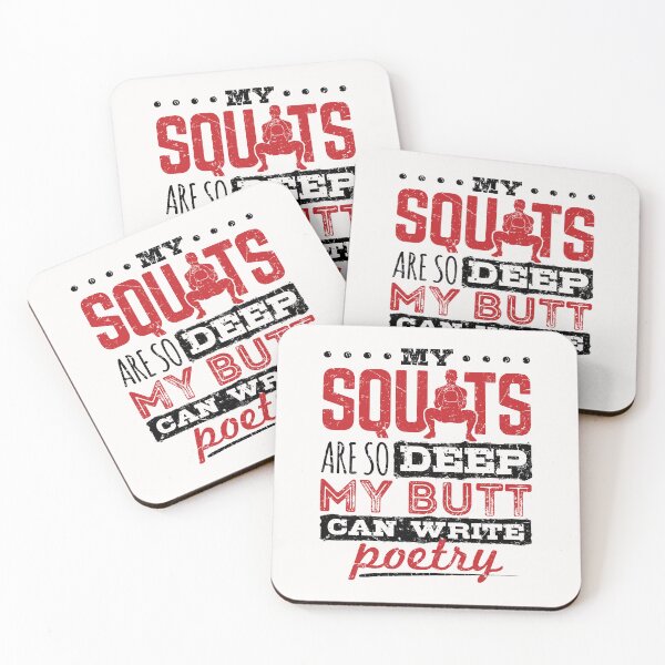 Item preview, Funny Squat Exercise Humor Workout Training designed and sold by jaygo.
