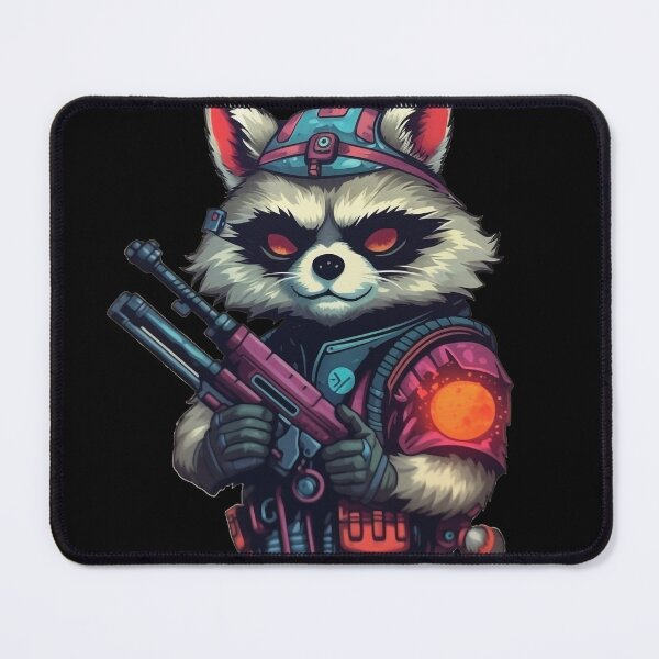 Item preview, Say Hello to My Little Raccoon Scientist With Lil Racoon Gun designed and sold by NapNapSleeper.