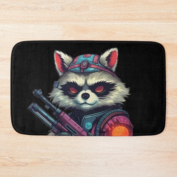 Item preview, Say Hello to My Little Raccoon Scientist With Lil Racoon Gun designed and sold by NapNapSleeper.