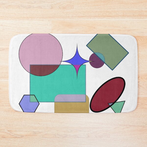 Item preview, ABSTRACT DRAWING OF INTENSELY COLOURED GEOMETRIC FIGURES INTERSECTING designed and sold by coffeeflavour.