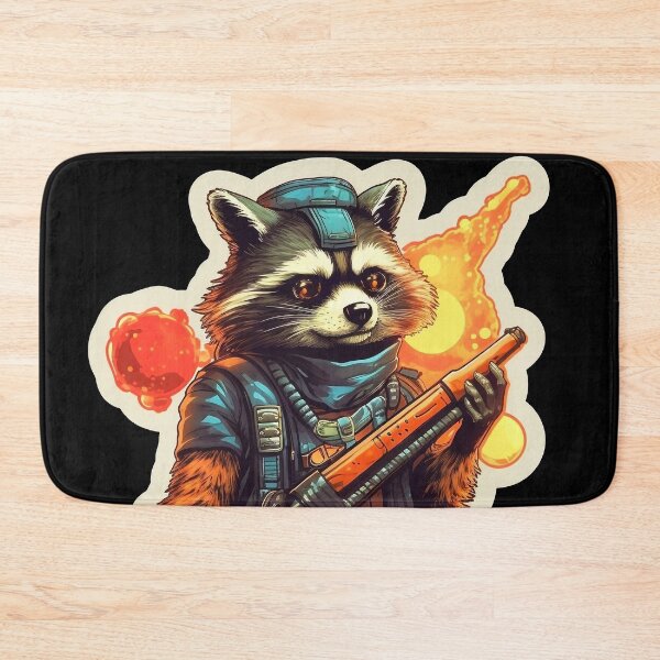 Item preview, Say Hello to My Little Raccoon Scientist Ranger With Lil Racoon Shotgun designed and sold by NapNapSleeper.