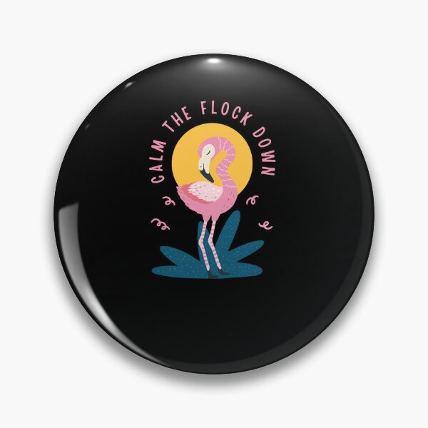 Item preview, Calm The Flock Down Women Summer Pink Flamingos  designed and sold by Norstyle.
