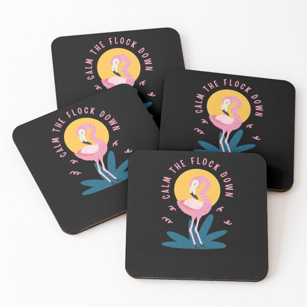 Item preview, Calm The Flock Down Women Summer Pink Flamingos  designed and sold by Norstyle.
