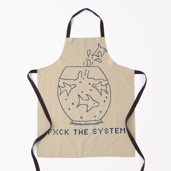 Item preview, Fxck The System - Funny Humor 1 Bit Pixelart designed and sold by pxlboy.