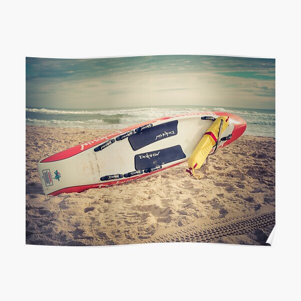 "Surf Life Saving Board" Poster for Sale by urbanfragments Redbubble