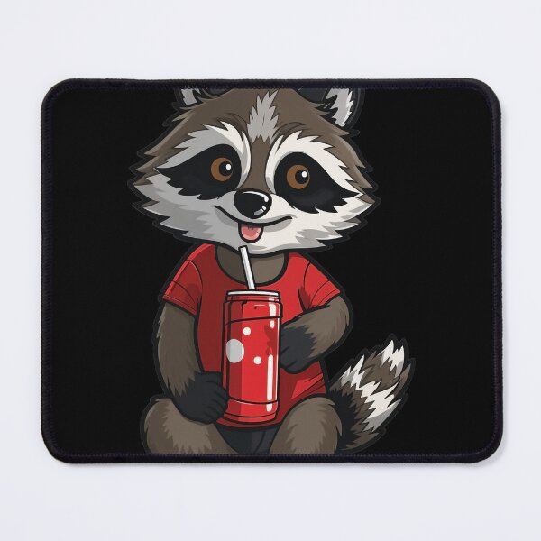 Item preview, Little Raccoon Legend Fella Drinking RoCa Cola designed and sold by NapNapSleeper.