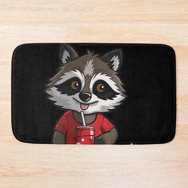 Item preview, Little Raccoon Legend Fella Drinking RoCa Cola designed and sold by NapNapSleeper.