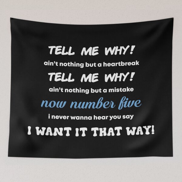 Item preview, Brooklyn Nine Nine 'I want it that way' designed and sold by Alicia-Lee.