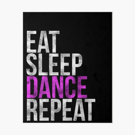 Eat Sleep Dance Repeat Badge Reel, Dance Badge Reel, Dancing, Co