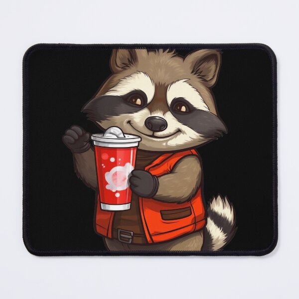 Item preview, Little Raccoon Legend Fella Drinking RoCa Cola designed and sold by NapNapSleeper.
