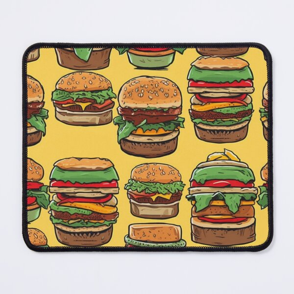 Item preview, Hamburguesas patro / hamburger tile  designed and sold by apolinART.