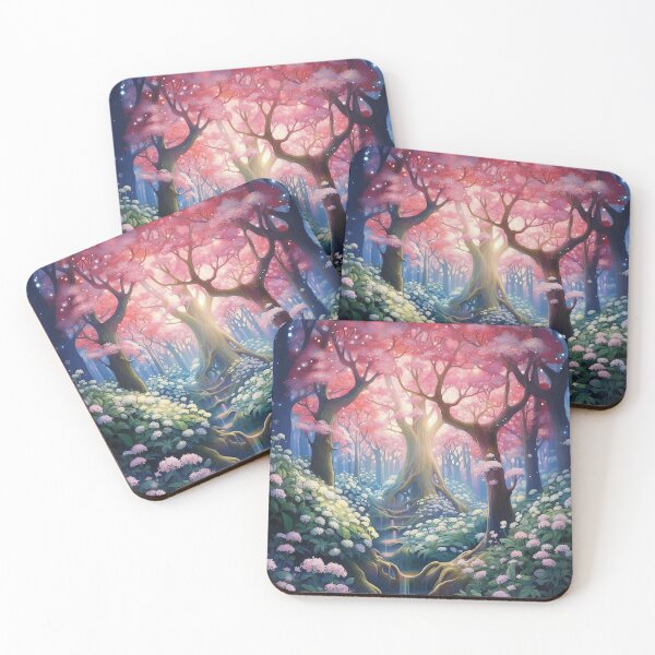 Item preview, a magical Viburnum woods - 4 designed and sold by Wilderness Algorithm.