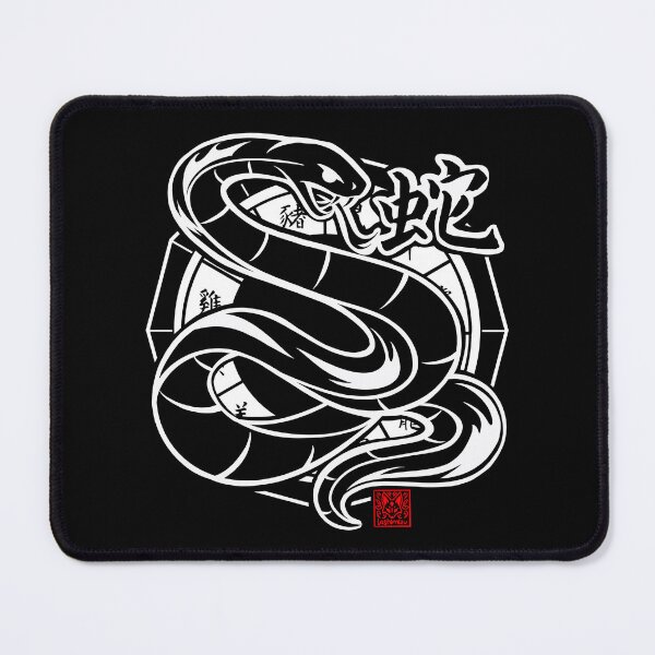 Item preview, Snake Chinese Zodiac Sign Lunar New Year Tribal Design designed and sold by loshimizuDesign.