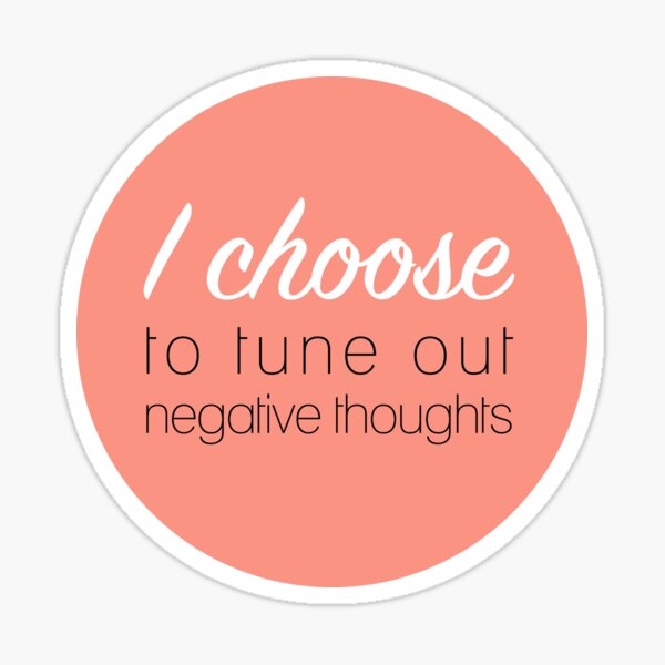 Item preview, Positive Affirmation Against Negative Thoughts designed and sold by MindfulMatters.