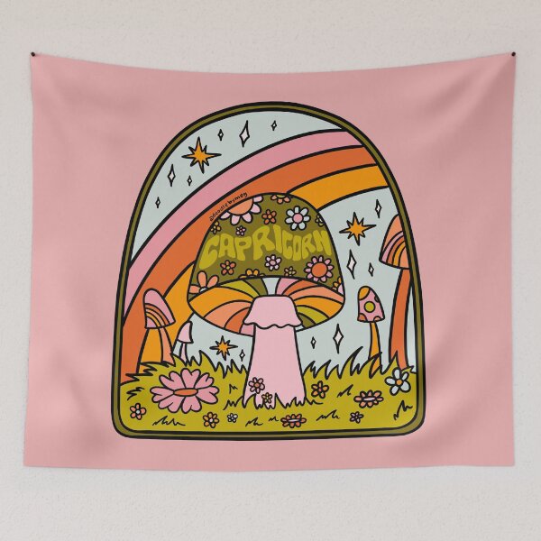 Item preview, Capricorn Mushroom designed and sold by doodlebymeg.