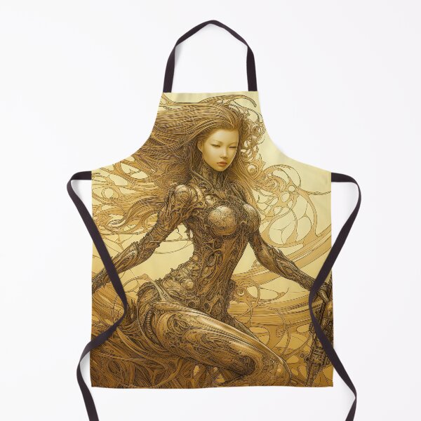 Item preview, the goldan beauty 8-bold styles-dreamy mood-madness-abstract-detailed-epic-painterly designed and sold by Hermossa-Art.