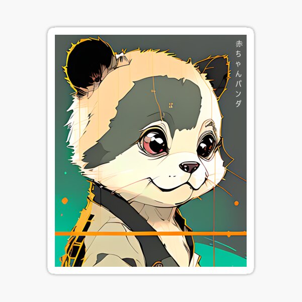 Baby Panda - Inkpunk Sticker