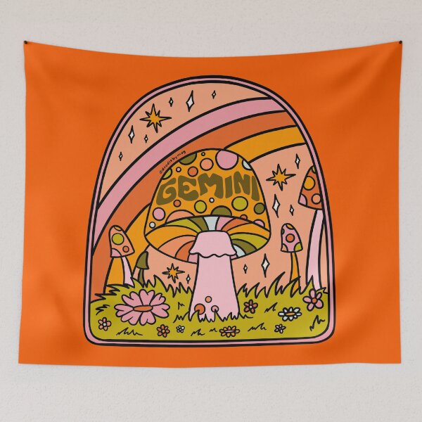 Item preview, Gemini Mushroom designed and sold by doodlebymeg.