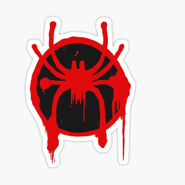 Artikel-Vorschau von Miles Morales Graffiti-Logo, designt und verkauft von HeroFitsDesigns.