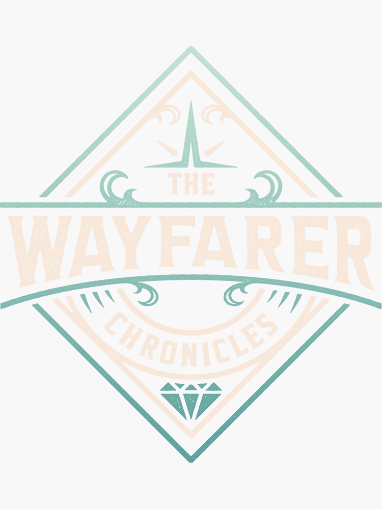 Thumbnail 3 of 3, Sticker, The Wayfarer Chronicles Logo designed and sold by WeAreWayfarers.