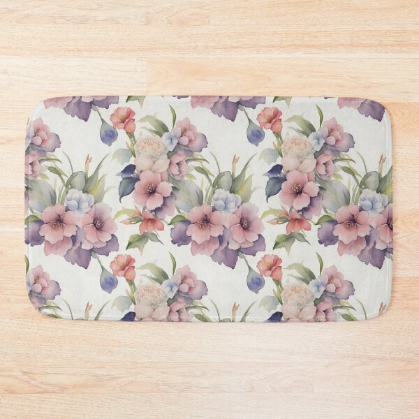 Item preview, Whimsical Blooms - Artistic Watercolor Floral Seamless Pattern designed and sold by CelTopSkinz.
