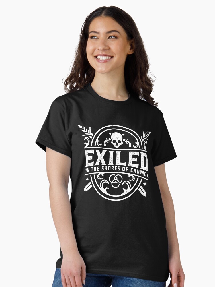 Thumbnail 2 of 7, Classic T-Shirt, Exiled Logo- White designed and sold by WeAreWayfarers.