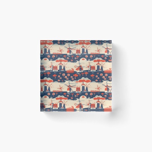 Item preview, Dutch Windmill Delight designed and sold by PixelPatchwork.