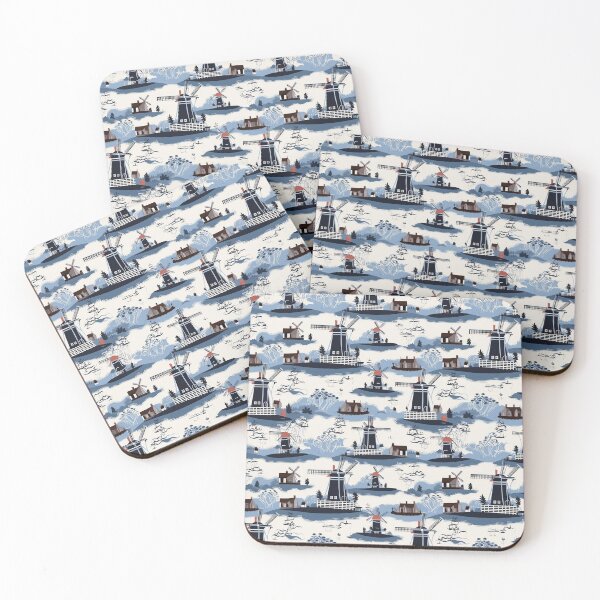 Item preview, Scenic Dutch Windmill Tales designed and sold by PixelPatchwork.