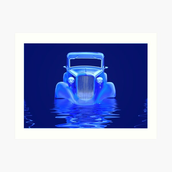 I Am So Blue Art Print