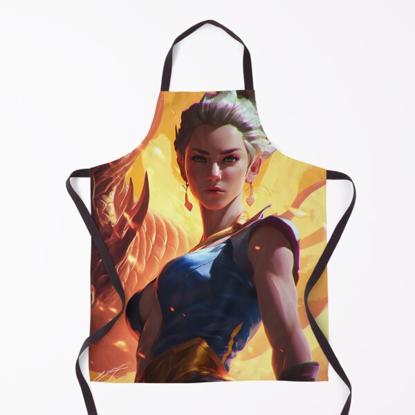 Item preview, Power Girl with Her Dragon designed and sold by CaffreyNeal.