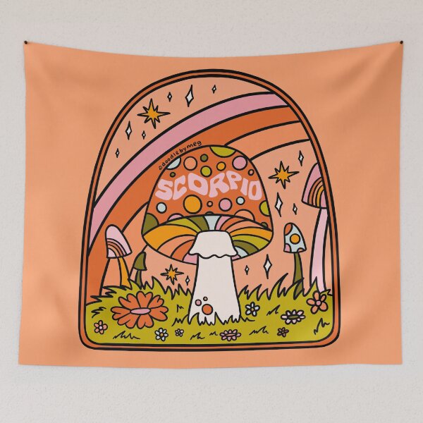 Item preview, Scorpio Mushroom designed and sold by doodlebymeg.