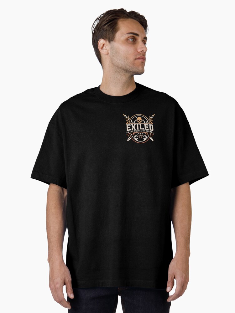 Thumbnail 2 of 7, Oversized T-Shirt, Exiled Logo- Pocket designed and sold by WeAreWayfarers.