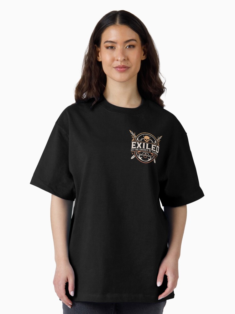 Thumbnail 1 of 7, Oversized T-Shirt, Exiled Logo- Pocket designed and sold by WeAreWayfarers.