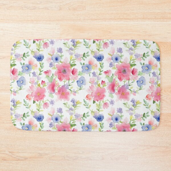 Item preview, Watercolor Blossoms - Artistic Floral Seamless Pattern designed and sold by CelTopSkinz.