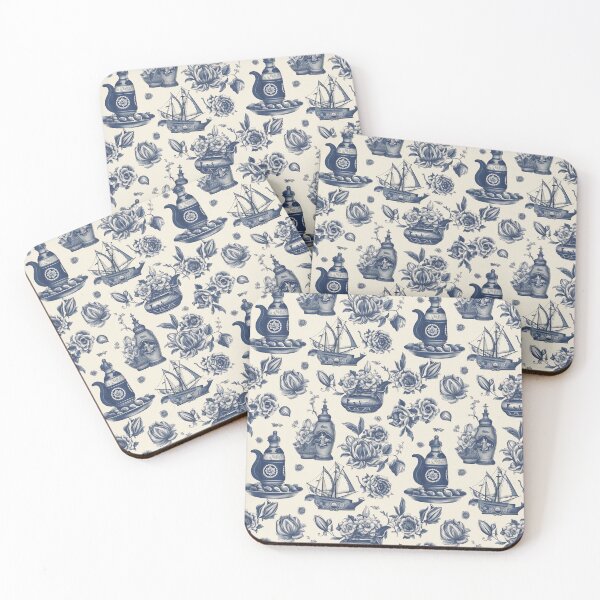 Item preview, Dutch Delft Blue Elegance designed and sold by PixelPatchwork.