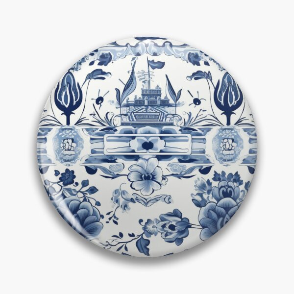 Item preview, Classic Delftware Charm designed and sold by PixelPatchwork.