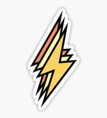 cute colored lightning bolt Sticker