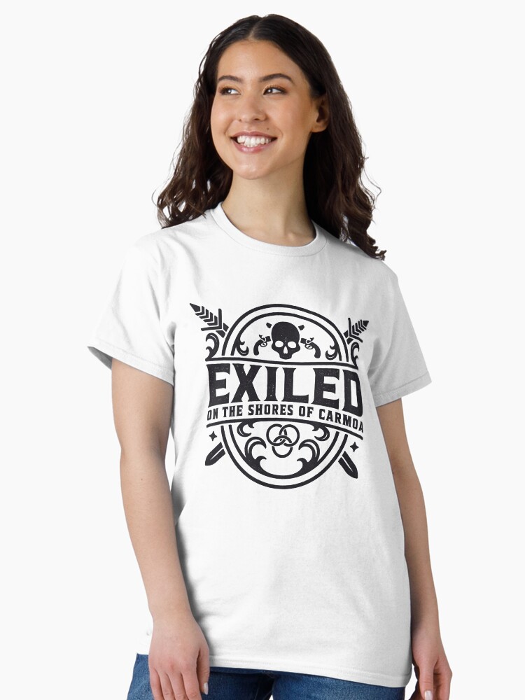 Thumbnail 2 of 7, Classic T-Shirt, Exiled Logo- Black designed and sold by WeAreWayfarers.