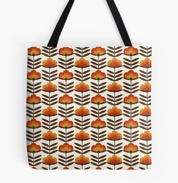 Boogie - abstract retro minimalist 70s 1970s style pattern art 70's 1970's  by Seventy Eight Tote Bag for Sale by 78designs