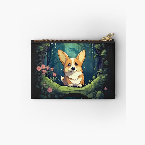 Item preview, Welsh Corgi in Enchanted Forest  designed and sold by BrilliantTShop.