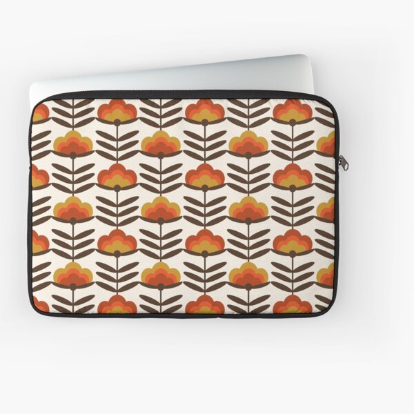 Vista previa del artículo con la obra «Boogie - estampado de flores retro de moda retro minimalista de los años 70», diseñado y vendido por 78designs.