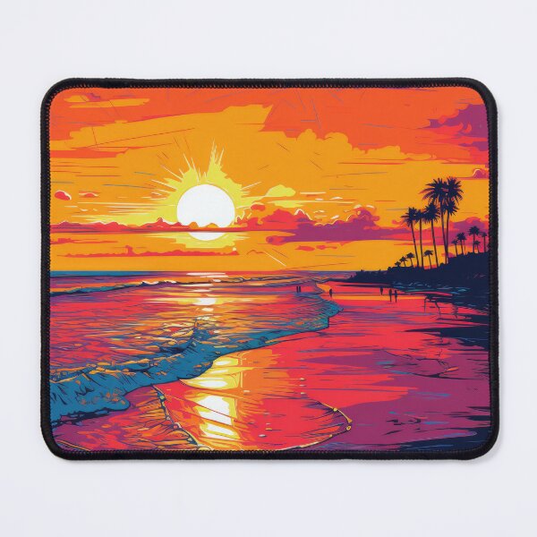 Item preview, A Vector Sunset On The Beach designed and sold by BaysparksMedia.